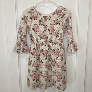 Girls spring floral Easter dress